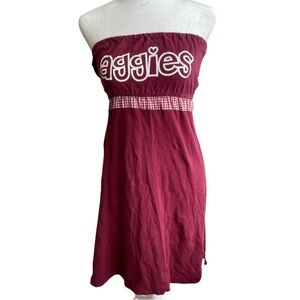 Texas A&M vintage Aggie tee shirt dress